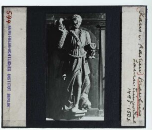 Straßburg, Münster : Laurentiuskapelle, Portal, Figur