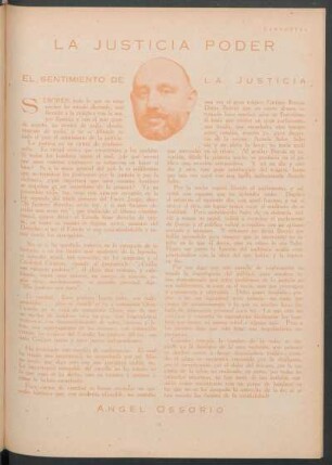 La justicia poder : El sentimiento de la justicia