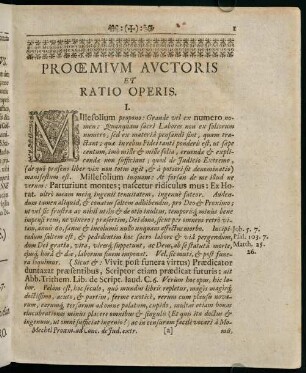 1-12, Prooemium Auctoris et Ratio Operis