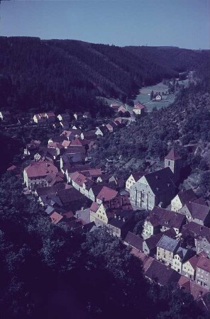 Ziegenrück. Stadtansicht