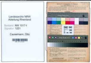 Entnazifizierung Otto Causemann , geb. 28.03.1900 (Landwirt)