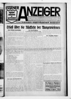 Essener Anzeiger. 1919-1940