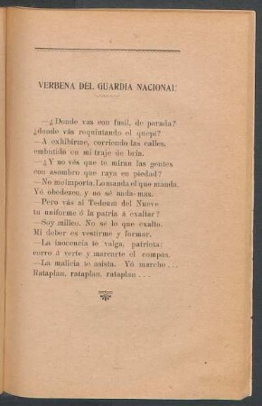 Verbena del Guardia Nacional