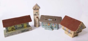 Spielzeughäuser - Konvolut (Miniatur-Häuser)