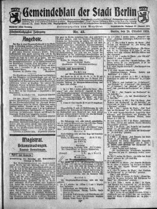 1924,43: Nr. 43, 26. Oktober 1924