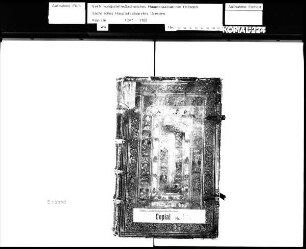 Alte Aufschrift: "Rezeßbuch [Rezessbuch]"