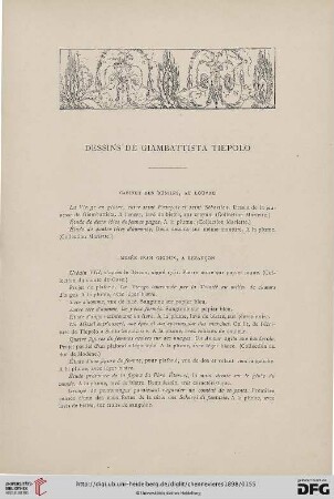 Dessins de Giambattista Tiepolo