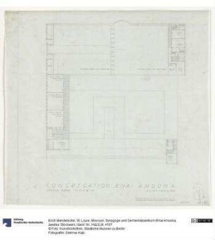 St. Louis, Missouri, Synagoge und Gemeindezentrum B'nai Amoona, zweites Stockwerk