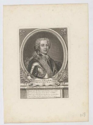 Bildnis des Louis François de Bourbon de Conty