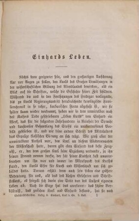 Kaiser Karls Leben