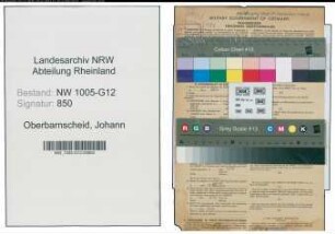 Entnazifizierung Johann Oberbarnscheid , geb. 17.12.1885 (Elektrohaendler)