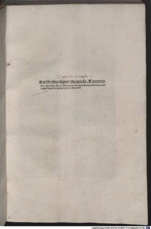Lectura super secunda parte Digesti veteris : mit Additiones von Alexander Tartagnus u.a.