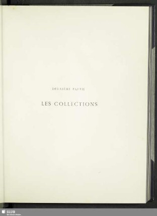 Deuxième Partie Les Collections