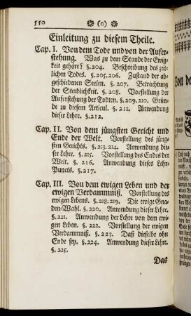 Einleitung zu diesem Theile