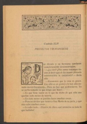 Capítulo XLIV - Proyectos truhanescos