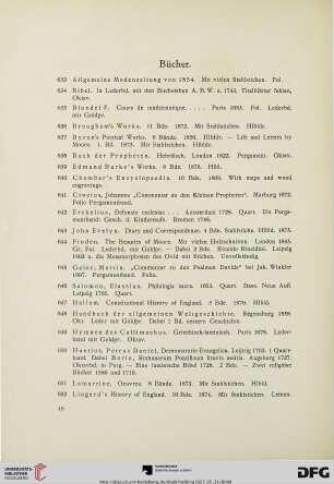 Bücher (Nr. 633-663)