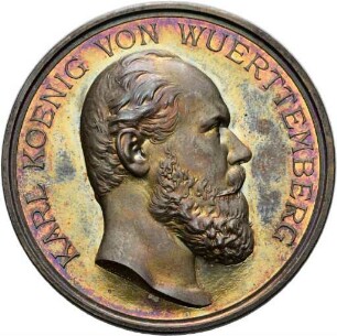 Medaille von Karl Schwenzer auf das landwirtschaftliche Jubiläumsfest 1889
