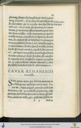Causae Remanendi in ecclesia - Primatus Sedis Apostolicae, et Petri.