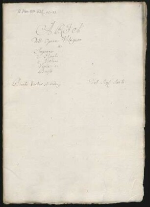 Vologeso. Auszüge; S, orch; G-Dur