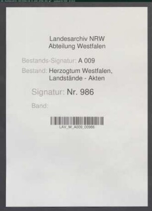 Vollmacht des Kurfürsten Maximilian Friedrich für den Landtagsdeputierten Staats- und Konferenzminister Freiherrn von Belderbusch