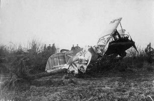Erster Weltkrieg - "Fliegerabteilung (A) 282". Notlandung