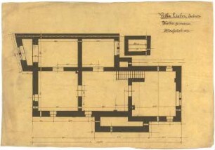 Billing, Hermann; Karlsruhe, Jahnstr. 24; Haus Lieber - Grundriss Keller