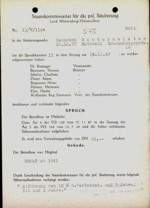 Sautermeister, Heinrich
