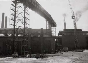 Kohleumschlageinrichtung, Montage Bandbrücke Gbf 51
