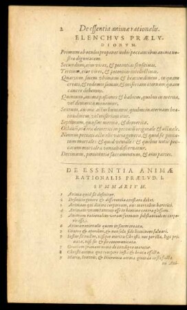 De Essentia Animae Rationalis Praelud. I.