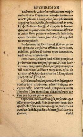 Enchiridion exceptionum forensium : quaedam item Progymnasmata ...
