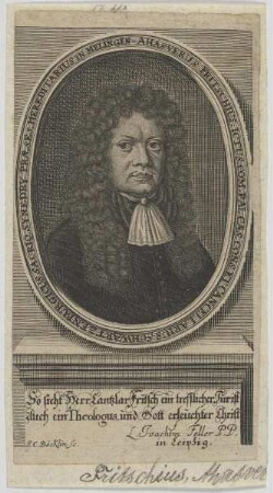 Bildnis des Ahasverus Fritschius