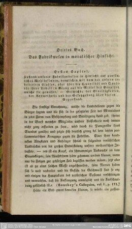 Drittes Buch. Das Fabrikwesen in moralischer Hinsicht