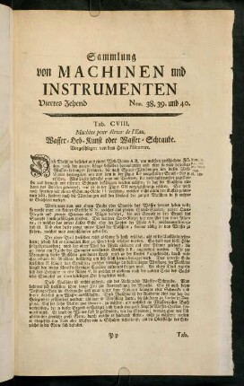 149-150, Tab. CVIII. - Tab. CX.