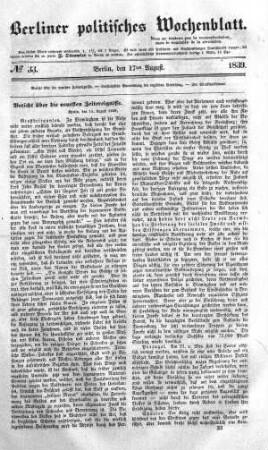 No 33, 17. August 1839