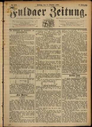 Ausgabe vom Freitag, den 03. Oktober 1890.