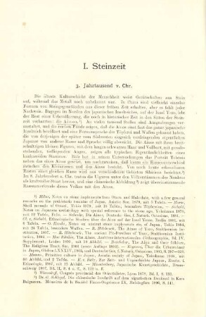 I. Steinzeit. 3. Jahrtausend v. Chr.