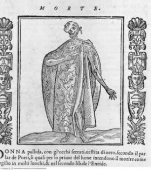 Iconologia, overo descrittione d'imagini delle virtù, ..., Illustration S. 361: Morte