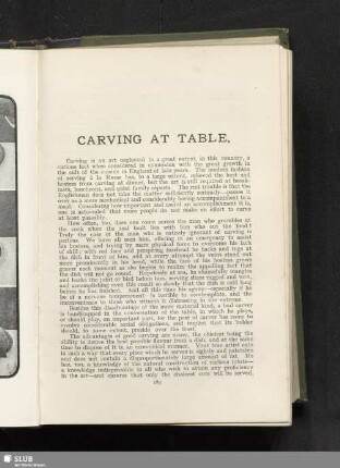 Carving at table