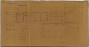 Grund, Peter; Groß - Umstadt; Volksschule und Turnhalle - Grundriss Keller