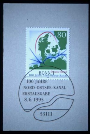 100 Jahre Nord-Ostsee-Kanal, Sonderbriefmarke