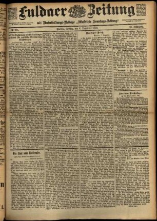 Ausgabe vom Freitag, den 08. Dezember 1899.