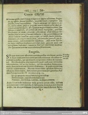 Canon CXLVIII
