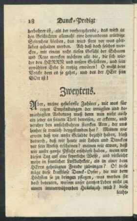 Zweytens