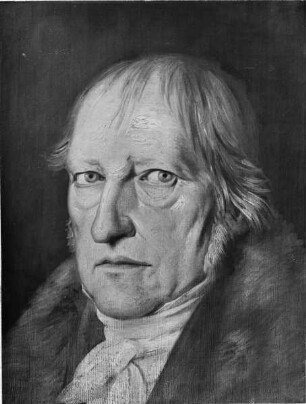 Bildnis des Philosophen Georg Friedrich Wilhelm Hegel