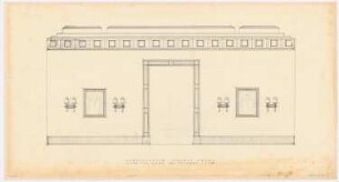 Schloss Posen, Posen Umbau: Arbeitszimmer des »Führers« 1.OG 1:20