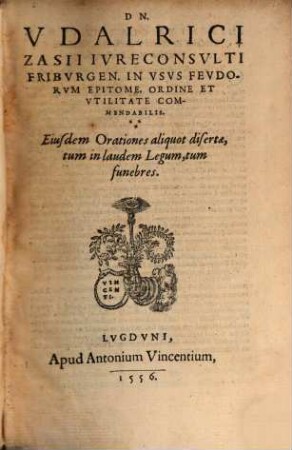 In usus feudorum epitome