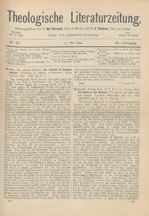 250-253 [Rezension] Westcott, Brook Foss, The Epistle to the Hebrews: The greek text with notes and essays
