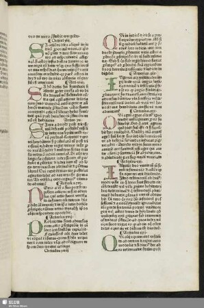 Incipit articulus primus libri tertii