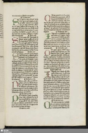 Incipit articulus primus libri tertii