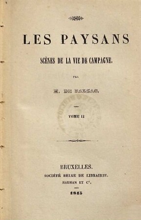 Les paysans : scènes de la vie de campagne, 2